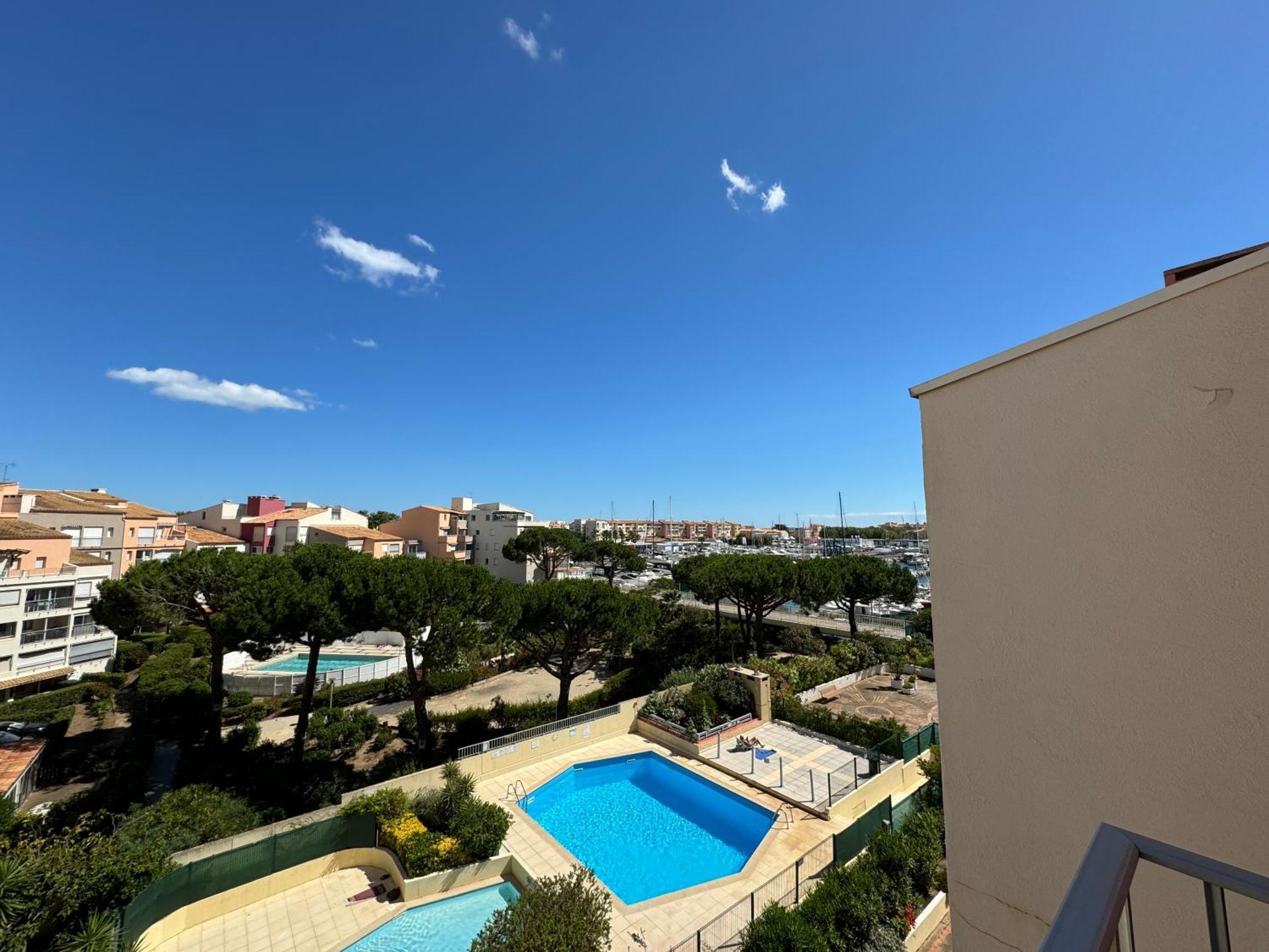 T1 Cap D'Agde Piscine Port Leilighet Eksteriør bilde